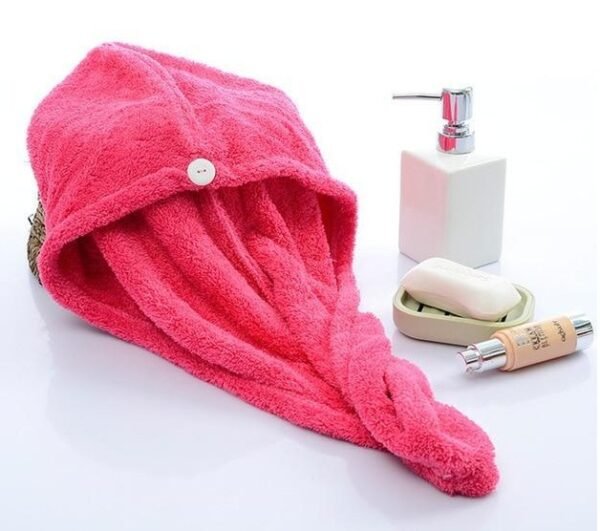Women's Hair Dryer Cap - Absorbent Drying Towel