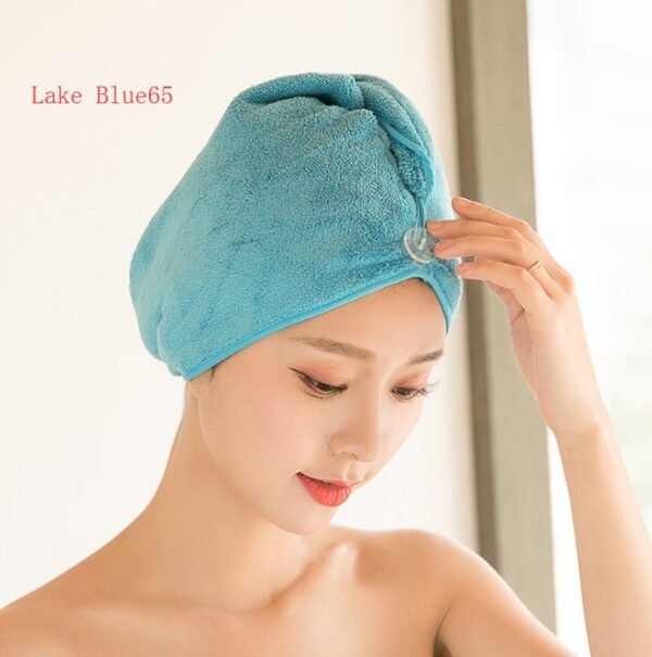 Women's Hair Dryer Cap - Absorbent Drying Towel