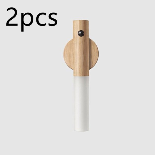 Magnetic LED Motion Sensor Night Light – Wood