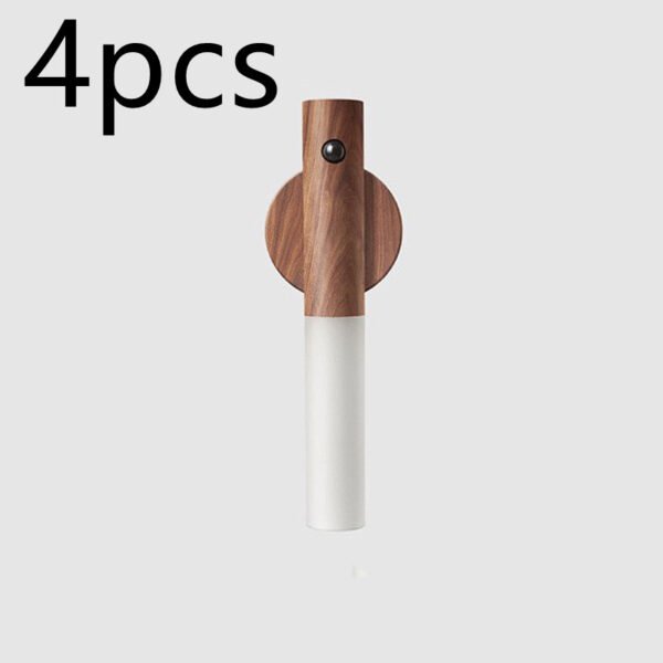 Magnetic LED Motion Sensor Night Light – Wood